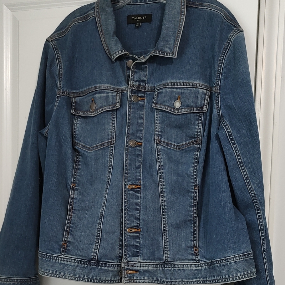 Talbots Classic Blue Jean Jacket